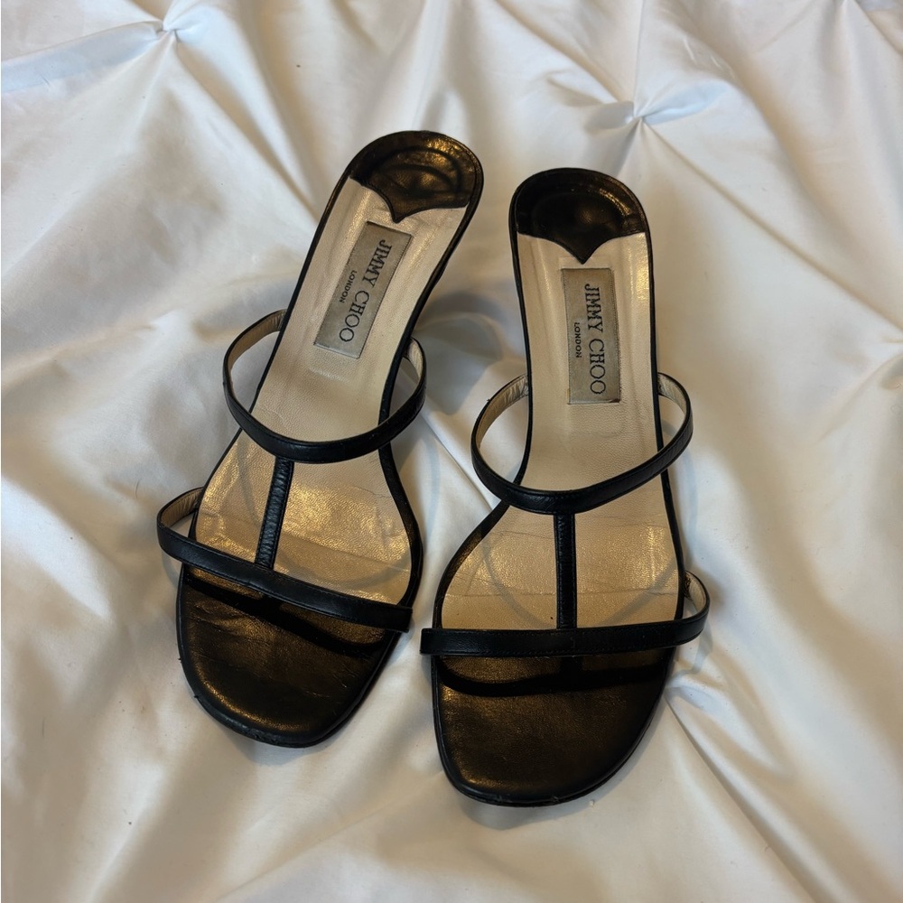 Vintage Jimmy Choo size 40 kitten heels